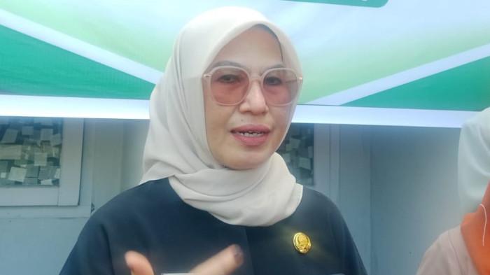 EVALUASI: Direktur RSUD Chasan Boesoerie Maluku Utara dr. Alwia Assagaf saat bersedia diwawancarai Tribunternate.com usai Kunker Wamenkes RI Dante Saksono Harbuwono, Kamis (31/7/2025)