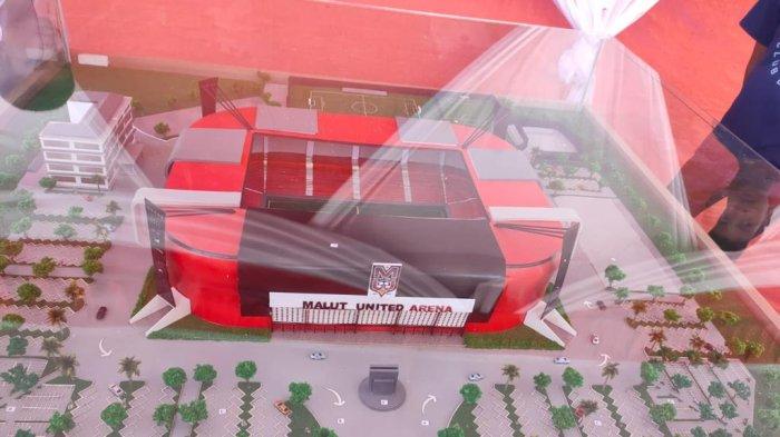 Miniatur Stadion Malut United Arena