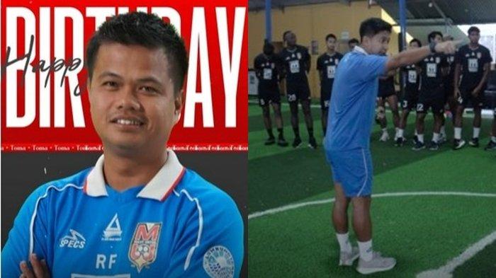 Pelatih Fisik Malut United Ramdhan Fitrayadi (kiri) dan Gaselly Jun Panam (kanan)