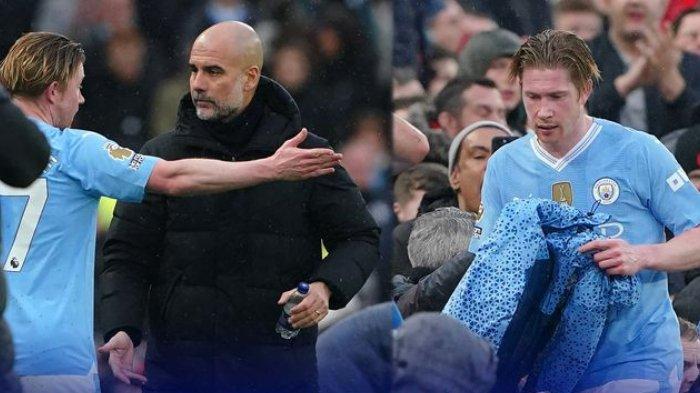 Pemain Manchester City, Kevin De Bruyne dan pelatihnya, Pep Guardiola