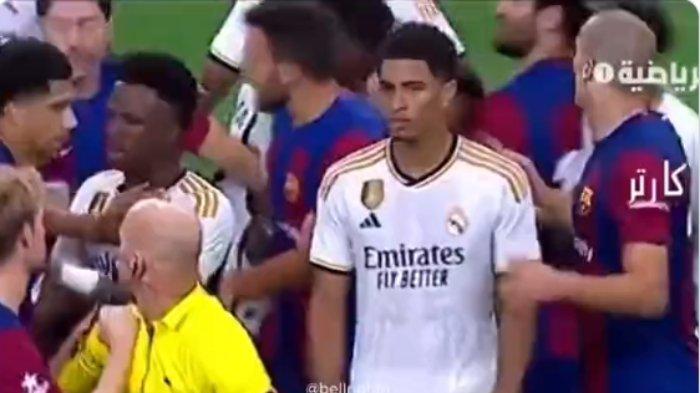 Pemain Real Madrid, Jude Bellingham, bingung skuadnya rusuh dengan Barcelona