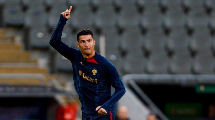 Pemain Timnas Portugal sekaligus pemain Manchester United, Cristiano Ronaldo