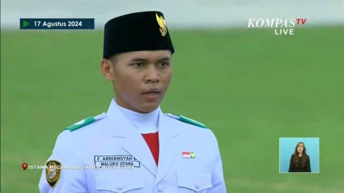 HUT: Fifandra Ardiansyah Daud, Komandan Kelompok 8 Paskibraka Nasional 2024 asal Halmahera Barat, Maluku Utara