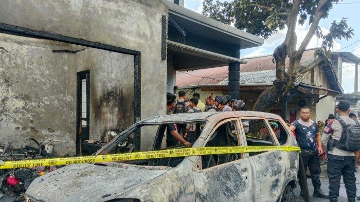 INSIDEN: Puing mobil penngangkut BBM di Kota Ternate, Maluku Utara yang terbakar, Rabu (25/12/2024)