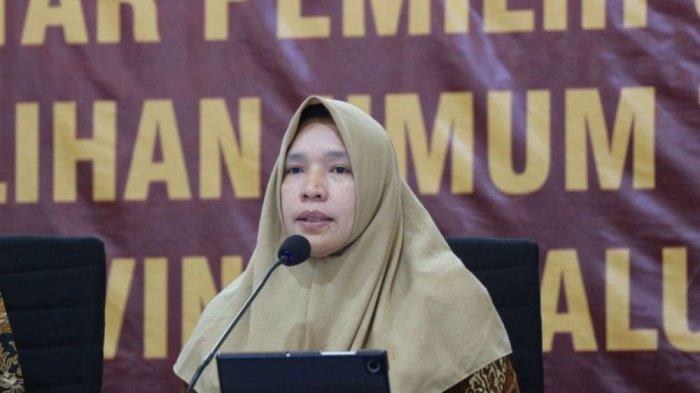 Anggota KPU Maluku Utara, Reni S Banjar.