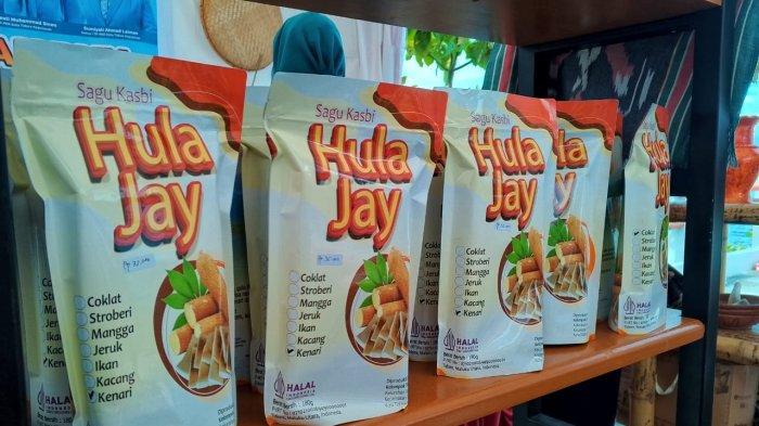 UMKM: Produk Sagu Jai (Hula Jay) yang dipromosikan di Stand UMKM PKK Kota Tidore Kepulauan, Maluku Utara, Senin (14/7/2025)