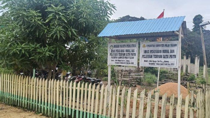 PEMERINTAHAN: Kantor Dinas PMPTSP Pulau Taliabu, Maluku Utara