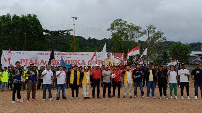 TURNAMEN: Pemkab Pulau Taliabu Maluku Utara resmi buka turnamen Piala Merdeka Cup 2024.