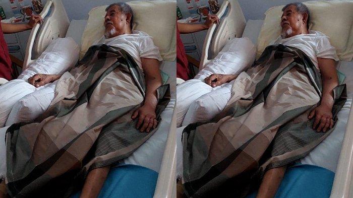 KESEHATAN: Mantan Gubernur Maluku Utara Abdul Ghani Kasuba terbaring di tempat tidur salah satu rumah sakit, Rabu (19/2/2025)
