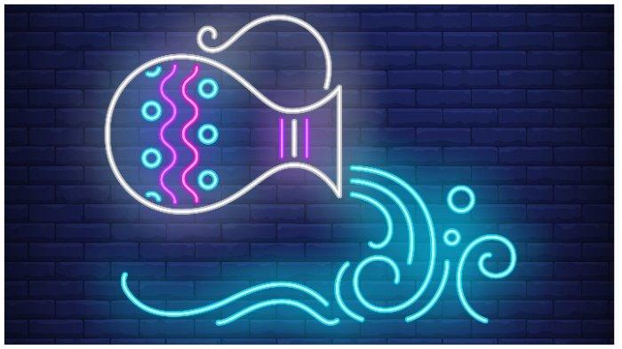 ILUSTRASI Zodiak Aquarius