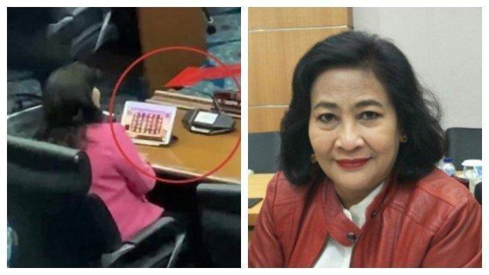 Anggota DPRD DKI Jakarta Cinta Mega kedapatan tengah bermain game slot saat rapat paripurna pada Kamis (20/7/2023) lalu.