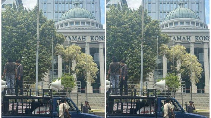 AMMU saat Gelar Demo di Depan Mahkamah Konstitusi, Jumat (10/1/2025).
