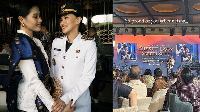 EDELYN LAOS - Kolase intagram story @benneisha_, tangkapan layar TribunTernate.com, Jumat (21/2/2025).