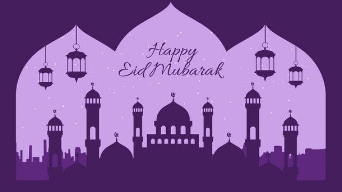 ILUSTRASI gambar ucapan selamat Idul Fitri