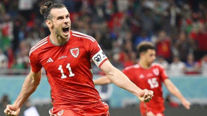 Potret pemain Timnas Wales Gareth Bale.