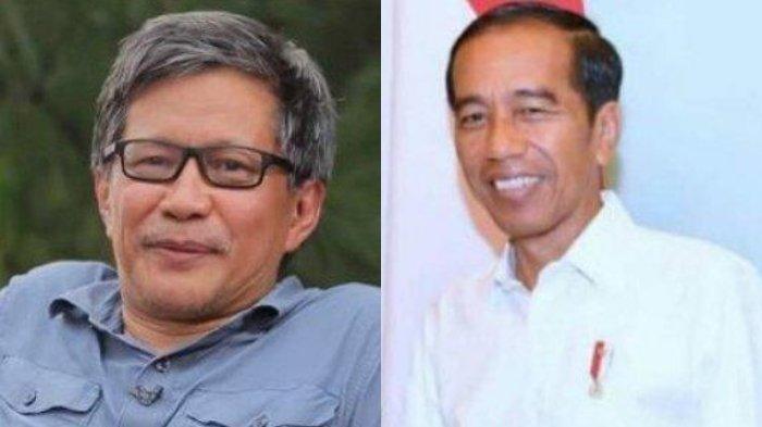 KOLASE FOTO Rocky Gerung dan Presiden Joko Widodo (Jokowi)