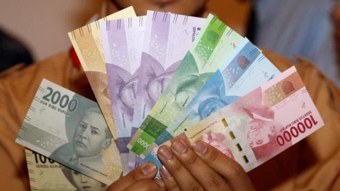 Ilustrasi uang kertas rupiah.