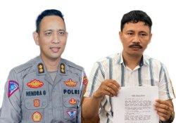 KASUS - Bripka Ikbal Daeng Mahasing melalui kuasa hukumnya Al Walid Muhammad (kameja putih) dan Kapolres Halmahera Selatan AKBP Hendra Gunawan, Senin (9/6/2025).