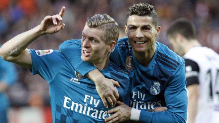 Toni Kroos dan Cristiano Ronaldo