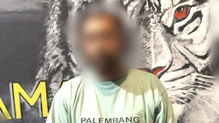 HUKUM: AF terduga pelaku dugaan persetubuhan dan pelecehan anak di bawah umur di Kota Ternate diringkus anggota Resmob Macan Gamalama Satreskrim Polres Ternate, Rabu (9/8/2023).