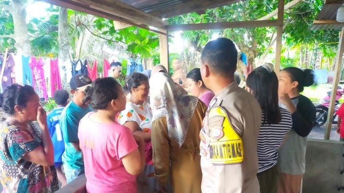 PENEMUAN BAYI - Warga di kelurahan Takome, Kecamatan Ternate Barat, Kota Ternate digegerkan penemuan sosok bayi perempuan dalam kondisi selamat, Selasa (20/5/2025).