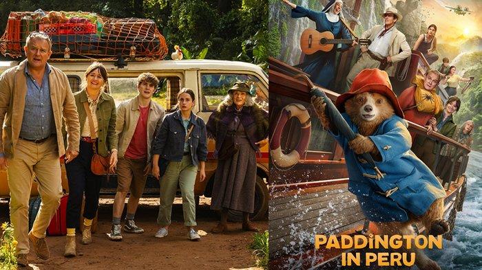 JADWAL BIOSKOP - Kolase poster dan cuplikan dalam film Paddington In Peru yang diunduh dari laman IMDb.com, Jumat (31/1/2025). Berikut jadwal film di Bioskop XXI Ternate, Maluku Utara, Jumat (31/1/2025).