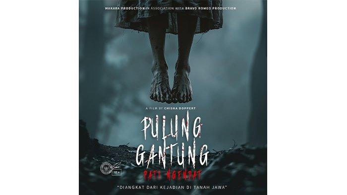 POSTER FILM - Poster film Pulung Gantung (2025) yang diunduh dari Instagram @filmpulunggantung, Kamis (6/2/2025). Hari ini Kamis (6/2/2025) tayang perdana di Bioskop XXI Ternate, Maluku Utara.