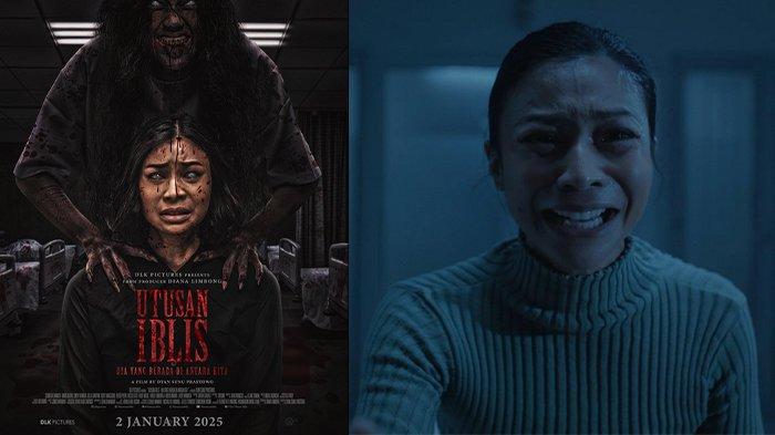 Poster film Utusan Iblis. Tayang hari ini di Bioskop XXI Ternate, Maluku Utara, Jumat (3/1/2025).