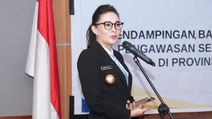 KEBIJAKAN: Gubernur Maluku Utara Sherly Laos berbicara soal langkah kongkrit untuk meredam konflik antara masyarakat dan perusahaan tambang