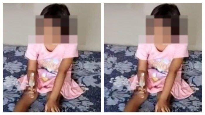 SAH (8) siswi SD di Gresik, Jawa Timur, harus menerima nasib matanya jadi buta akibat dicolok oleh kakak kelasnya dengan tusuk bakso.