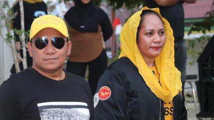 POLITIK: Calon Gubernur Maluku Utara, Aliong Mus (kiri) dan Citra Puspasari Mus (kanan), Calon Bupati Pulau Taliabu.