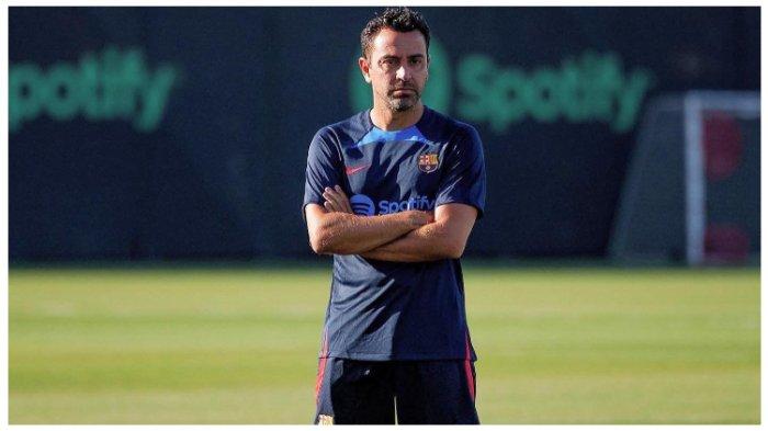 Pelatih FC Barcelona, Xavi Hernandez.