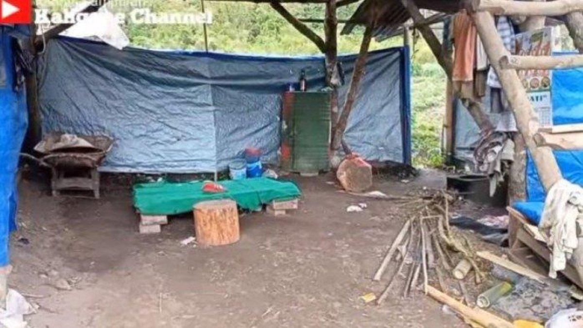 Inilah tempat tinggal Sriyono di tengah hutan