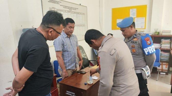 Iptu Chaidir, Kanit Pidum Polres Labusel tes urine