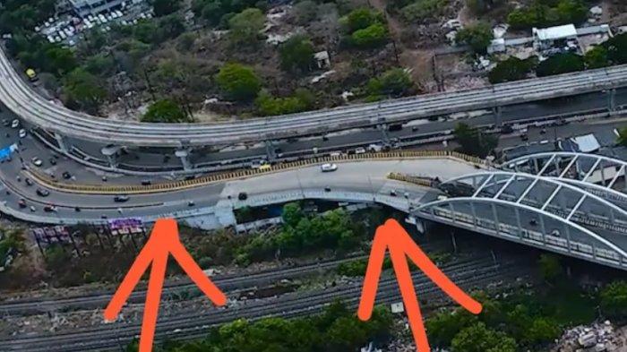 Jalan layang berbentuk ular di Indiav