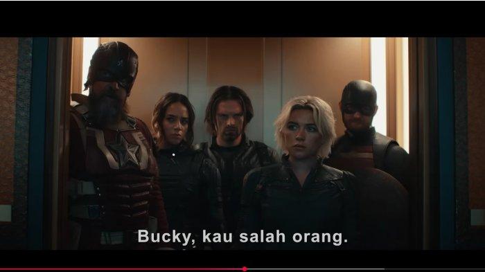 SPOILERS FILM THUNDERBOLTS - Tangkap layar adegan trailer Film Thunderbolts