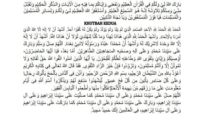 Khutbah jumat kedua 6 Oktober 2023