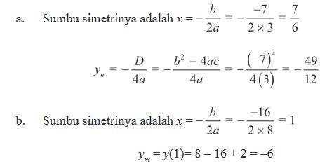 Jawaban soal Matematika kelas 9 halaman 130 nomor 21. x