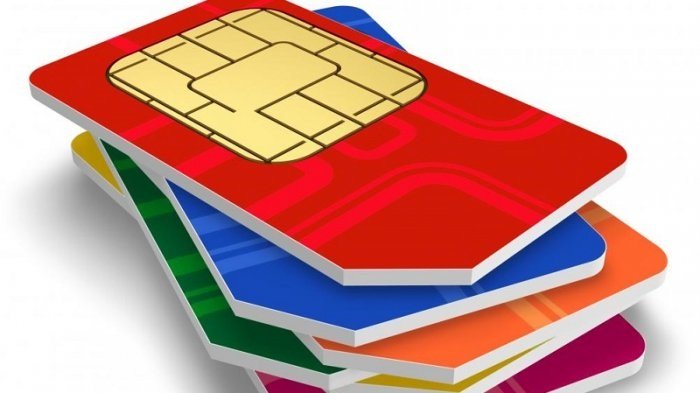 Ilustrasi SIM card.