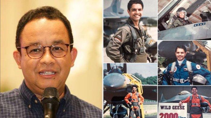 Capres Anies Baswedan unggah foto era muda dan ketangguhan Marsekal Madya TNI (Purn) Muhammad Syaugi yang dahulu seorang pilot pesawat tempur F-16.