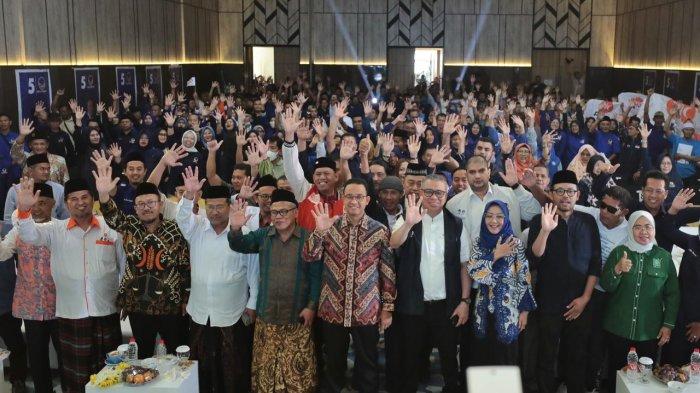Bacapres Koalisi Perubahan untuk Persatuan Anies Baswedan menghadiri silaturahmi kader Partai Pengusung serta Relawan di Trio Azana Style Kebumen, Jawa Tengah pada Senin (2/10/2023).