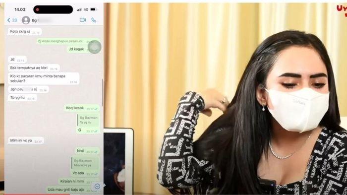 Dilla dalam kanal YouTube Uya Kuya TV pada Sabtu (21/1/2023).