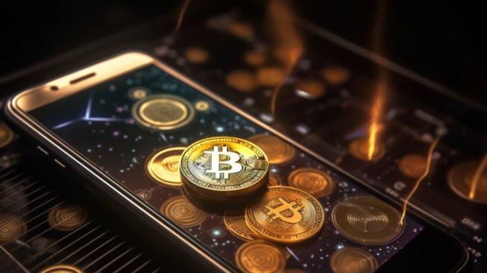 Ilustrasi kripto.