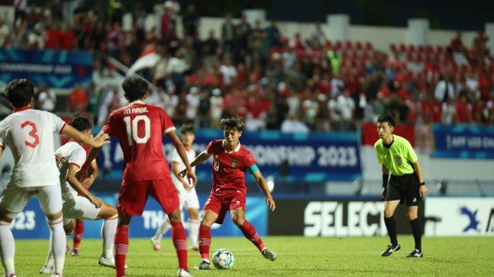 Timnas Indonesia U-23 bermain imbang 0-0 lawan Timnas Vietnam U-23 di babak extra time final Piala AFF U-23 2023 di Rayong Province Stadium, Thailand, Sabtu (26/8/2023) pukul 20.00 WIB.