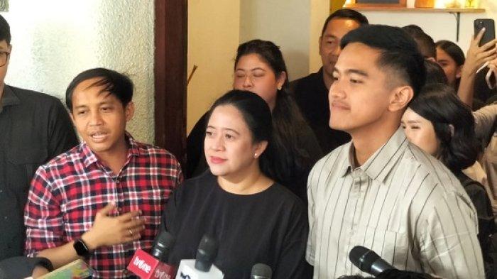 Ketua Umum PSI Kaesang Pangarep bertemu dengan Ketua DPP PDIP Puan Maharani di kawasan Menteng, Jakarta Pusat, Kamis (5/10/2023)