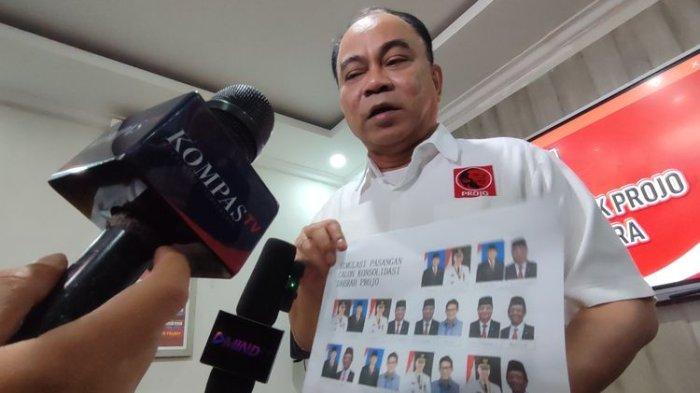 Ketua Umum organisasi relawan Pro Jokowi (Projo), Budi Arie Setiadi, kian berkibar di akhir jabatan Presiden Jokowi.