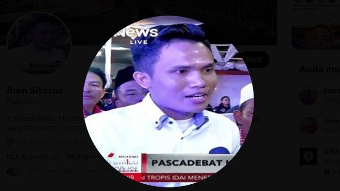 Pegiat media sosial Jhon Sitorus lewat akun Twitternya @miduk17 belakangan disebut sebagai pencetus berita hoaks soal Anies Baswedan yang disebutnya berbohong telah naik haji atas undangan Kerajaan Arab Saudi atau Raja Salman. Bahkan Jhon Sitorus menyebarkan narasi 'Tukang Ngibul Naik Haji' yang disematkannya kepada sosok Anies Baswedan, bacapres dari Koalisi Perubahan untuk Persatuan (KPP), lewat akun Twitternya.
