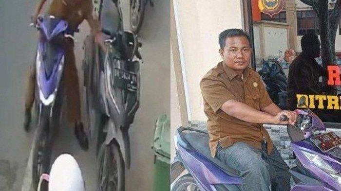 Mardiono (35), seorang oknum pegawai negeri sipil (PNS) Pemerintah Kota Jambi menjadi pesakitan gara-gara mencuri handphone milik siswa SMA yang ditaruh di dashboard motor saat terparkir.