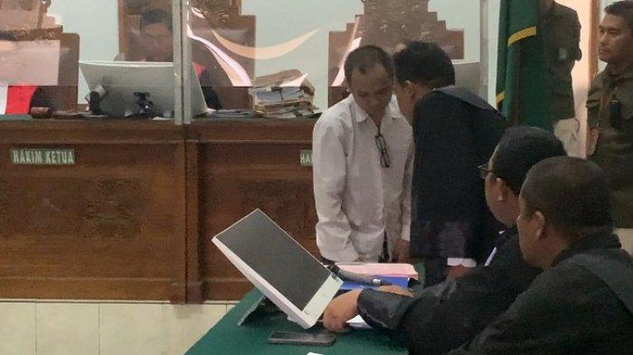 Panca Darmansyah menjalani sidang perdana di Pengadilan Negeri Jakarta Selatan (PN Jaksel), Rabu (29/5/2024) hari ini. (Ramadhan L Q)