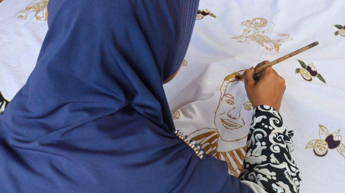 Ilustrasi pelatihan buat perajin batik.